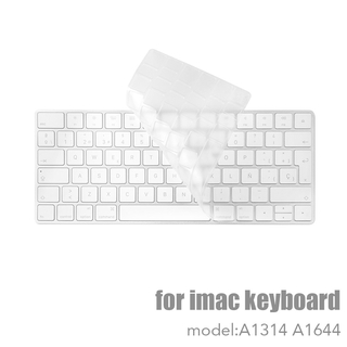 Desktop PC for Apple Bluetooth Wireless keybord MLA22LL/ A1644 A1314 IMAC Keyboard cover Protector Silicone Cover US/EU Version