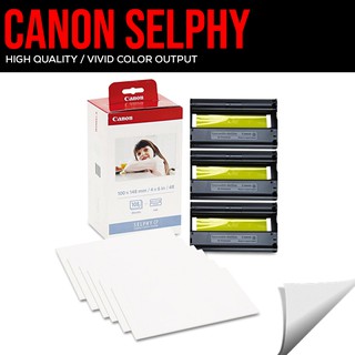 Canon Selphy KP108 Color Inks and Paper Set