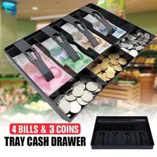 Money Tray Cash Register Drawer Insert Tray Portable Currency Till Replacement Money Organizer