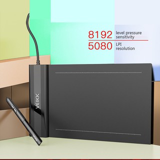 ☞ VEIKK S640 Digital Graphics Drawing Tablet 6*4 inch Pen Tablet with 8192 Levels