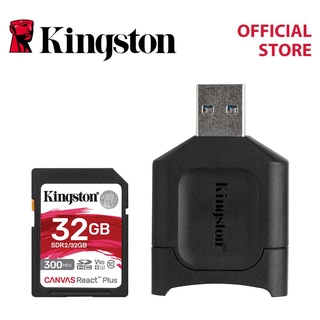 Kingston 32GB Canvas React Plus SD Memory Card w/ MobileLite Plus SD Reader (MLPR2/32GB)