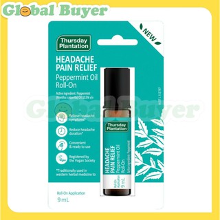 Thursday Plantation Headache Pain Relief Peppermint Oil Roll-On 9ml AA