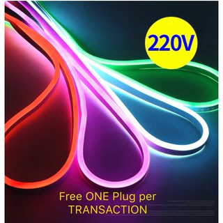 LED Waterproof Neon Flex Lights 220V LED Neon Rope Light LED Silicon Tube (per meter)