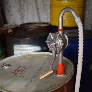 Diesel pump rotary Hand Drum Barrel Syphon Self Priming Pump Fuel Diesel well oil hand pump