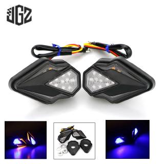 1 pair motorcycle LED diamond indicator light turn tail light turn signal hole LED Universal 10mm