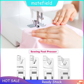 Sewing Machine Rolled Hem Foot Presser Household Stitch Quilting Tools 4pcs