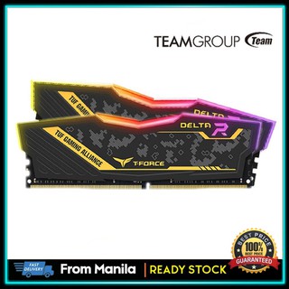 Team Elite Delta TUF RGB 16GB 2x8 3200Mhz Memory RAM T-FORCE BLITZ Control DDR4 Memory For Gaming
