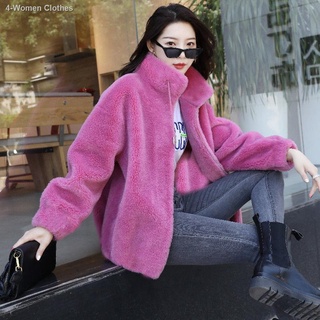 ❍✾2021 autumn and winter jacket sweater women plus velvet thick double-sided velvet zipper fleece st