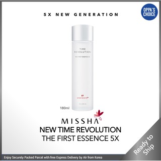 [NEW/Ready to ship] 🇰🇷 MISSHA TIME REVOLUTION THE FIRST ESSENCE 5X 180ml