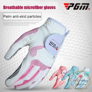 1pcs Women Golf Gloves Left Hand and Right Hand Sports Gloves Golf Cloth Breathable Palms Protectors