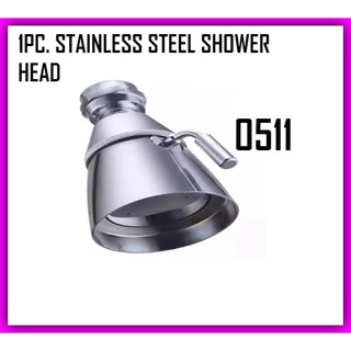 0511 STAINLESS STEEL Shower Head High Pressure Shower Head, Adjustable Fixed Chrome Showerhead