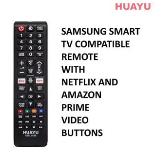 Huayu RM-L1618 Smart Flat TV Samsung Television Remote Control with Netflix Button