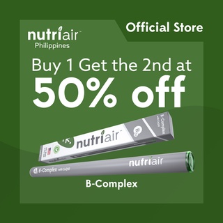 Nutriair B-Complex 200 Puffs Inhalable Vitamins & Supplements (No Nic, No Tobacco)