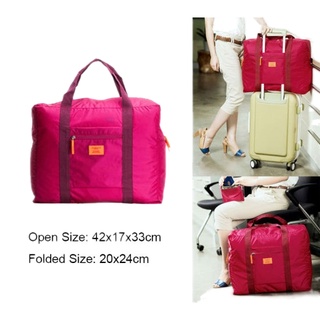 [BAZZAR] Foldable Travel Bag Lightweight Waterproof Travel Luggage Bag 1%W