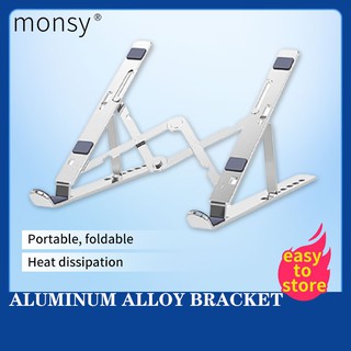 portable℗Laptop Stand Aluminum Alloy Material Foldable Portable Heighten Bracket