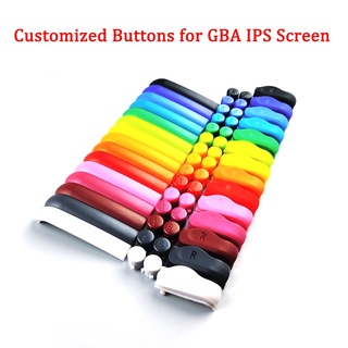 【sale】 Customized A B L R Buttons for GBA Buttons Colourful for GBA IPS LCD Screen Housing Shell For