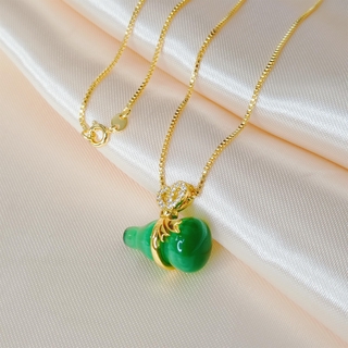 Tyaa Jewelry Money Bag Lucky Birthstone Necklace (1)