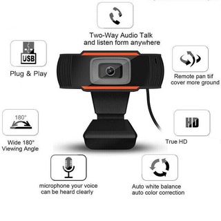 Flash Drives & OTG◐☊✧[Ready Stock !] COD 1080P HD camera USB 2.0 camera with microphone video record