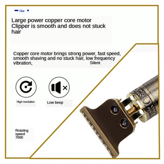 Men Mini Razor Electric Hair Clipper Hair USB Multifunctional Rechargeable Razor Beard t9 Trimmer (3)