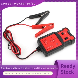 【Ready Stock/COD】CNBJ-707 12V Car Battery Checker Electronic Relay Tester with Clips Car Battery Tester With Charging Test Cranking Tester Car Battery Analyzer Test Tools Auto Relay Diagnostic Tool Car Battery Detector Diagnostic Tool (1)