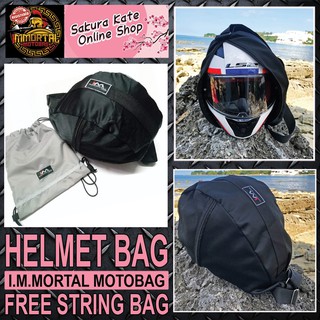 Helmet Bag with free String Bag by IMMortal Motobag
