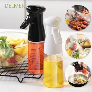 DELMER Vinegar Olive Oil Sprayer Baking Oil Dispenser Oil Spray Bottle BBQ Kitchen Tool Cooking 210ml Roasting Grilling Mist Sprayer/Multicolor