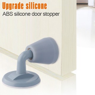 OSCPH Silicone Door Stop Stopper Adhesive Door Wall Bumper Floor Door Stop Holder Floor and Wall
