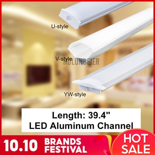 100cm U/V/YW Shape Aluminum LED Channel Track Holder 1.8cm Wide Modern Stylish For LED Strip Light Under Cabinet Night Lamp Kitchen