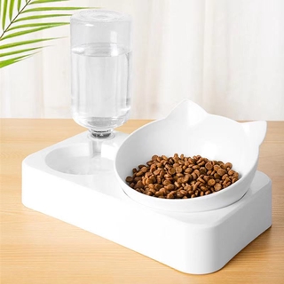 2 In 1 Pet Bowl Automatic Feeder Dog Cat Food Bowl Pet