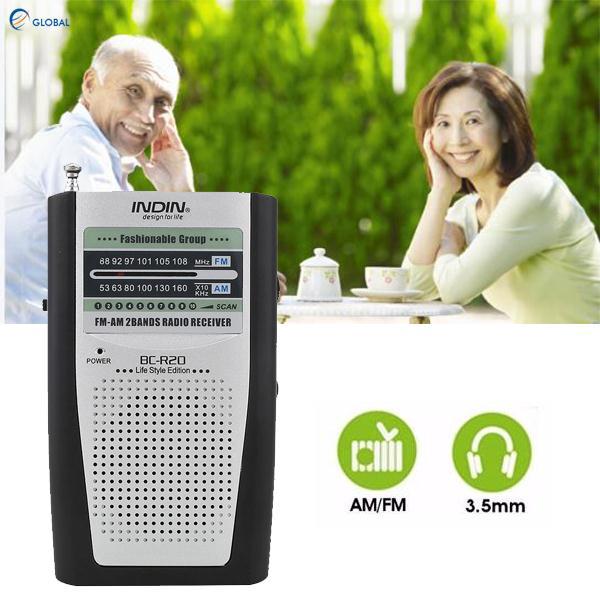 Portable Pocket Wireless AM/FM 88-108MHz World Receiver Radio Speaker 3.5mm Jack (3)