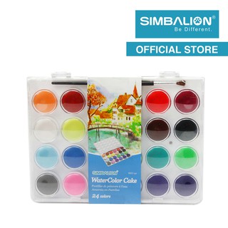 Simbalion Watercolor Cake WCC24 (24 colors)