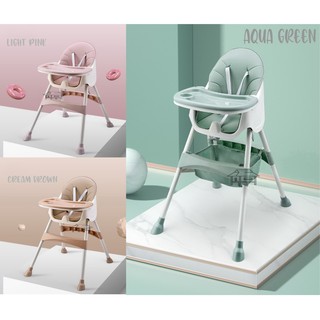 【Ready Stock】Baby ☢✔┋Baby&Kids Adjustable High Chair and Convertible Table Seat