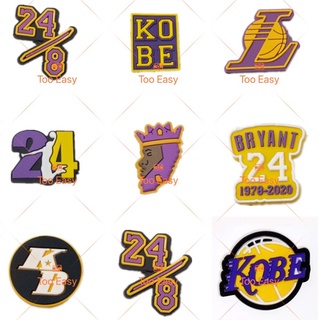 NBA Kobe Lakers James Jibbitz Crocs Pins for shoes bags High quality #cod