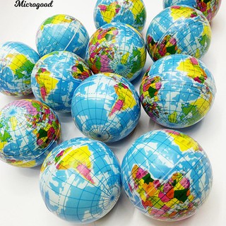 [COD] Funny Earth World Map Globe Stress Relief Squeeze Hand Therapy Bouncy Ball Toy