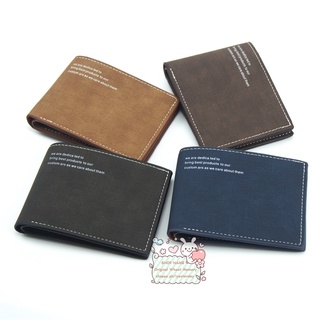 Mens Leather Wallet Fashion Design Smooth Leather Wallet