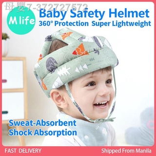 ❁▬☾Baby Head Protector Baby Safety Helmet Anti-Collision Head Protection Soft Adjustable for Baby