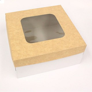 RM CAKE BOXES 10" X 10" X 4½" 2PC TYPE BOX