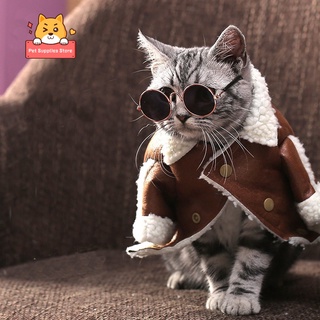 【Ready Stock】☃❇☸Lovely Pet Cat & Dog Glasses Funny Sunglasses For Eye-wear Photos Products