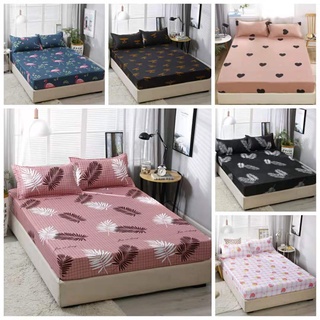 COD (1) bed sheet 3in1 single/queen/king. Get 2 pillowcases for free when you purchase bed sheets