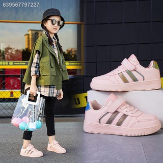 ▧▣Pull back children s shoes, girls shoes, children s students, white shoes, autumn 2021 new breath