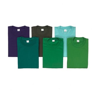 Plain Round Neck Shirt - Wintex - Violet,Dark Green,Fatigue,Emerald Green,Mint Green, & Apple Green