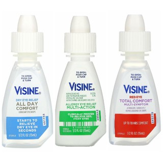 Visine Red Eye, Total Comfort Multi-Symptom Eye Drops, 1/2 fl oz (15 ml)