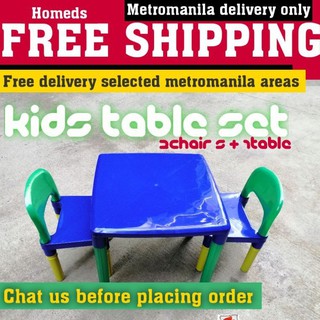 kids Study table set for two free DELIVERY METROMANILA