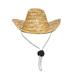 ❒✽☊Fashion Pet Woven Straw Hat Sombrero for Small Dogs and Cats Puppy Kitten Sun Caps Perros Costume