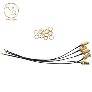 5pcs Connector Antenna WiFi Pigtail SMA Female to IPX Extension Cable 15cm