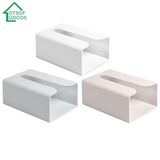 ❉LOG❤ Wall-mounted Paper Towel Holder Toilet Tissue Box Paper Storage Organizer