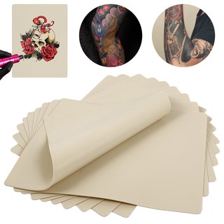 3/5/8/10/15pcs 19.5x14.5cm Tattoo Practice Skin Synthetic Blank Practice Skin Sheet for Needle