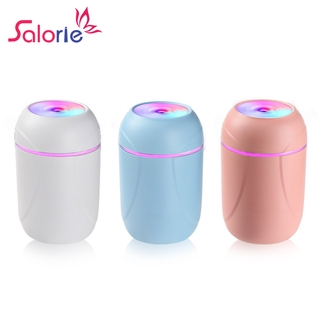 Salorie 260ml Humidifier Air Purifiers RGB LED Light Portable Ultrasonic Aromatherapy Diffuser Office Car Sprayer USB Charger Lamp