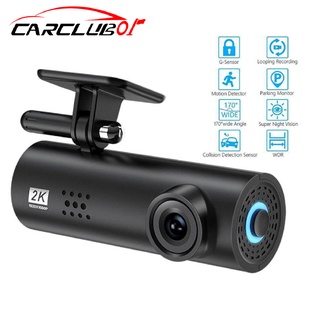 ☍2K Wide Angle Car Video Recorder HD Night Vision Car Camera Hidden Driving DVR Car Dash Cam G-Senso