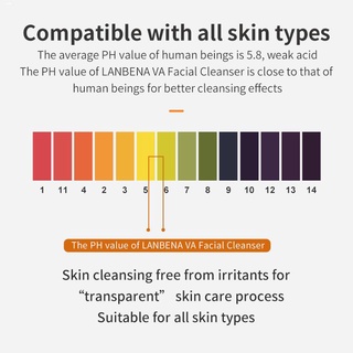 beauty✘LANBENA Vitamin C Facial Cleanser Whitening Face Wash Dark Sopt Moisturizier Collagen Oil Con (4)